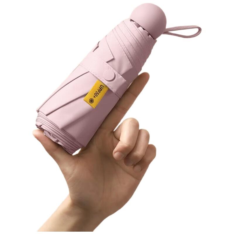 MAYDU Mini Capsule 5-Fold Portable Sun & Rain Umbrella