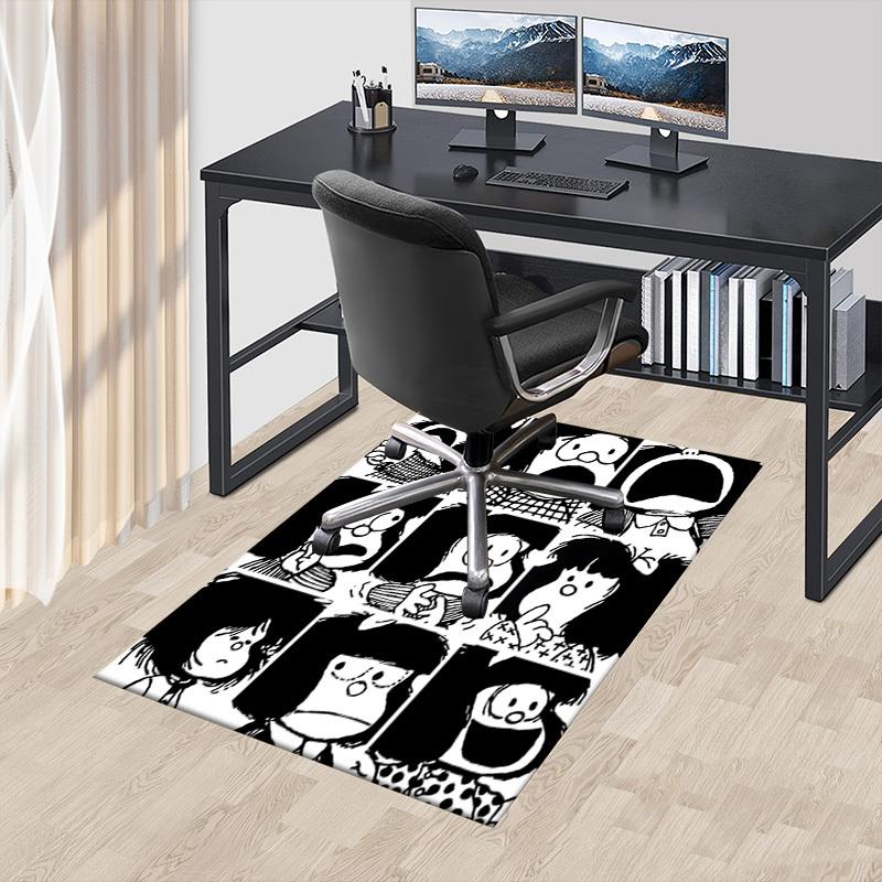 1PC Mafalda Extra Large Non Slip Floor carpet, Office, family, bedroom Large Area Rug Indoor Rugs, Vibrant Colors
