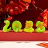 6PCS Spring Festival Micro Snake Mascot 2025 New Year Mini Snake Figures Snake Miniatures  Desktop