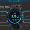 Modische elektrische Uhr Großer Bildschirm Sport Multifunktion Modeuhr Herren- und Damen-Kreativ-Sportuhr