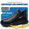 Men's Lightweight Waterproof Non-slip Work Shoes - All-Season Comfort, Oil-Resistant, Ideal for Chefs