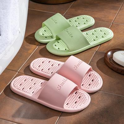 Fashion 2025 Women's New Indoor Home Bathroom Hotel Quick-drying Non-slip and Leakage Slippers Men's and Women's Couple Shoes