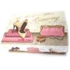 Les Trésors De Lily [Q9544] - Set of 2 Nesting 'Belle Epoque' Memory Boxes Pink Beige Black - 37x25. 5x11 Cm - 32x21. 5x9 Cm