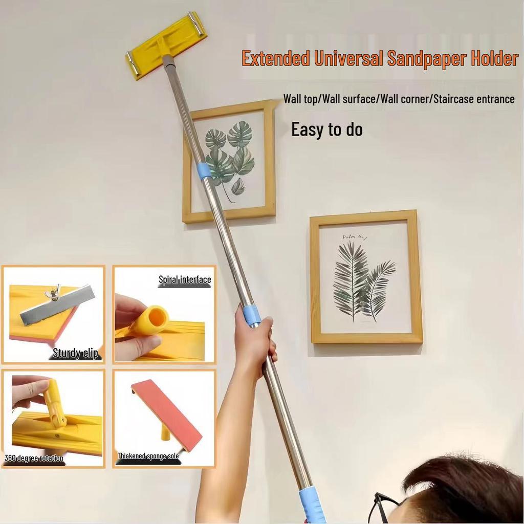 Teleskopischer Latexfarbenroller - Innenwand-Malerwerkzeug aus Wolle