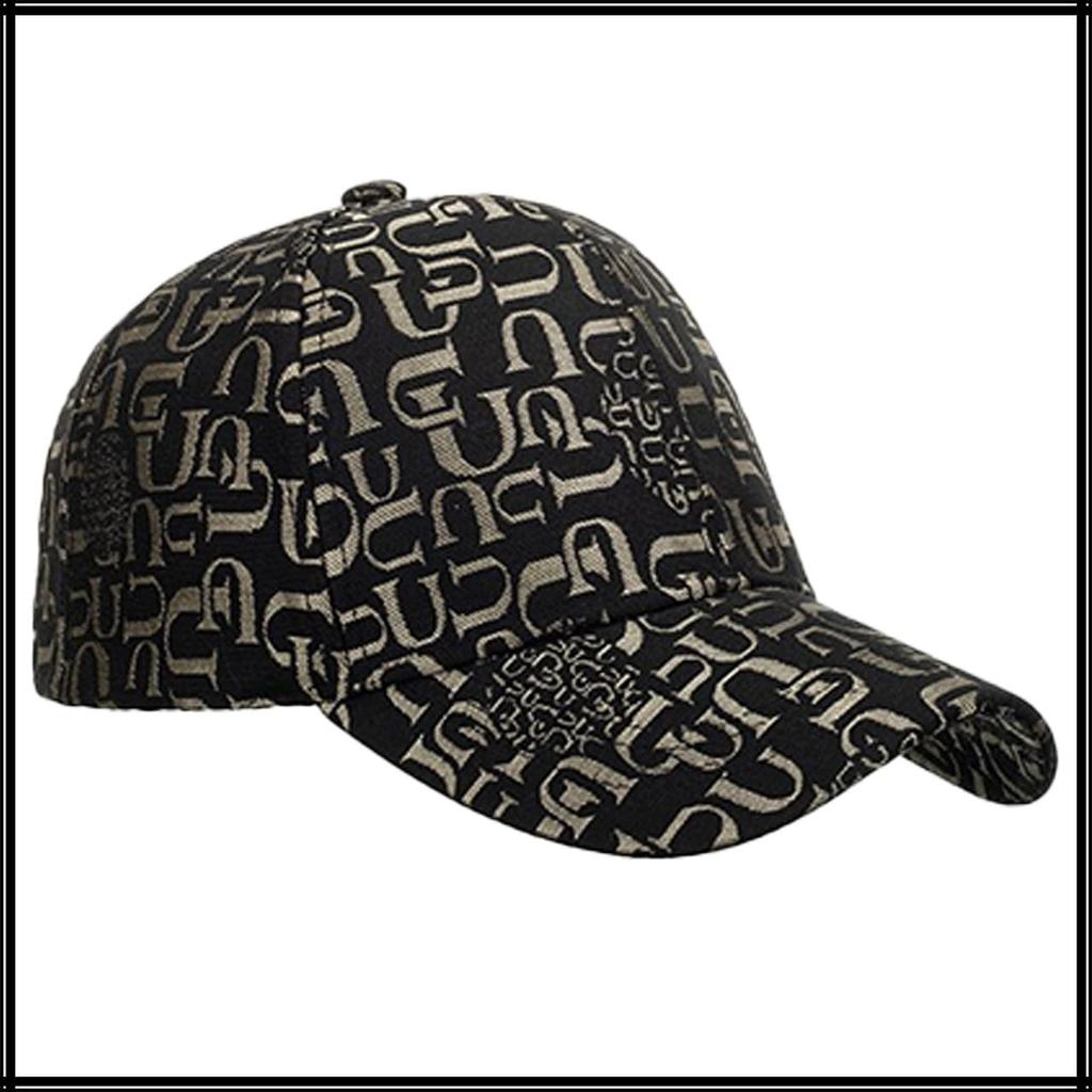 Cap with English CA650 [White Fang] Letters, Hat, Sports, Running, Outdoor, Men's, Women's, (Gold)