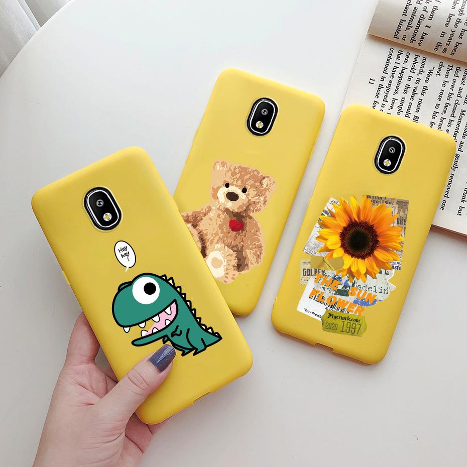 soft cover candy silicone phone case on for samsung galaxy j7 j5 j3 j 7 5 3 pro 2017 j330f j530f j730f case tpu back cover coque