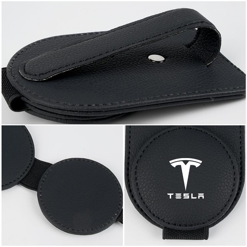 ALO1 Car Valve Glasses Holder Sunglasses Clip Accessories Interior For Tesla Model 3 Model S Model X Model Y Roadster Bonina