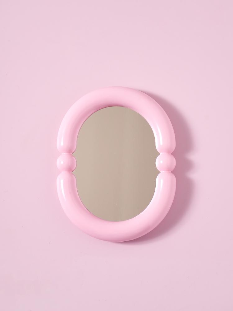 Красивое круглое настольное зеркало-подставка 1ea