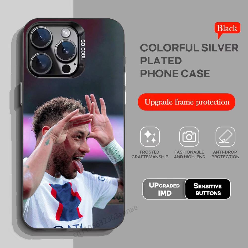 For N-Neymar Football 10 Phone Case for iPhone 15 16 Pro Max Air SE 11 13 Pro 14 Plus 12 11Pro 15Pro Max 16e Cover