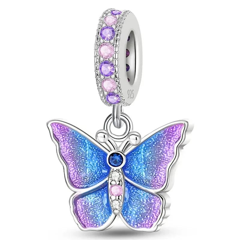 Copper Pumpkin Car Butterfly Love Heart Diy Charms Beads Fit Bracelet Making Gift Of High Quality Jewelry For Women