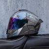 Imitation Street Car Helmet Men's Motorcycle 3C Electric Vehicle Full Helmet Autumn and Winter Knight Double Mirror Riding