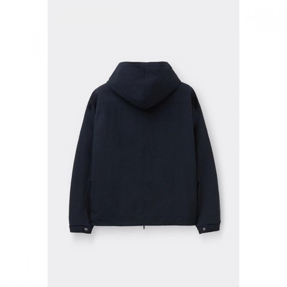 Customellow Unisex Essential Hooded Jacket Navy C9uam26114nyx