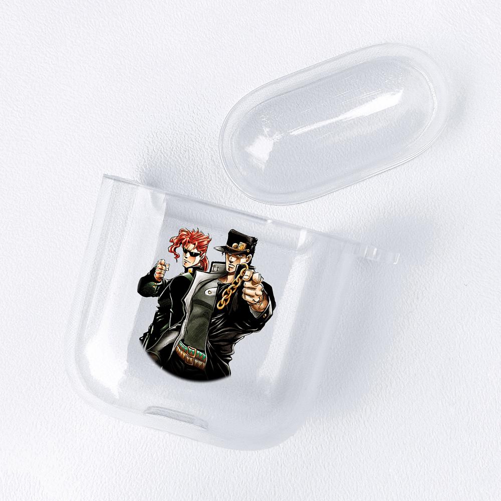 Anime Manga JoJos Bizarre Adventure Soft TPU Case for AirPods 3 2 1 Pro Cute Transparent Airpod Pro Airpod Cases Luxury