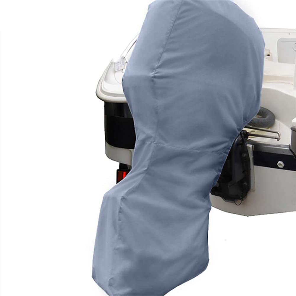 

Чехол для лодочного мотора COOSOO Чехол для подвесного мотора 420D Сверхпрочная ткань Оксфорд Экстра ПВХ Fits 60-90HP серебряный