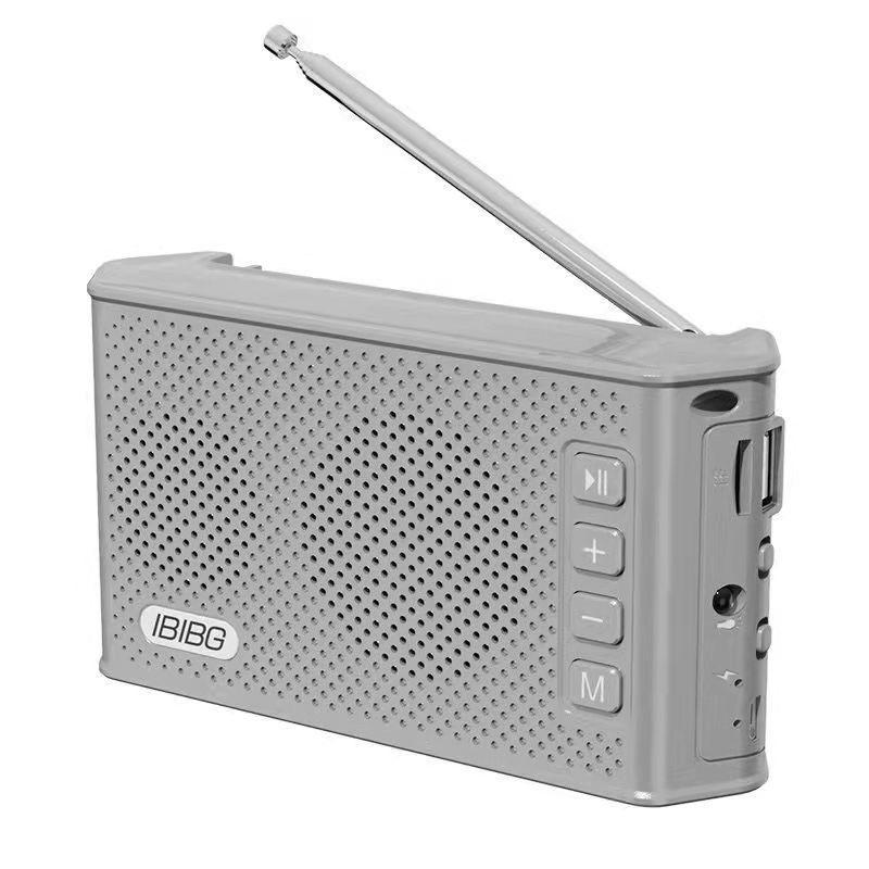 

Портативное солнечное радио с Bluetooth-динамиком для пожилых людей IB-194 серый