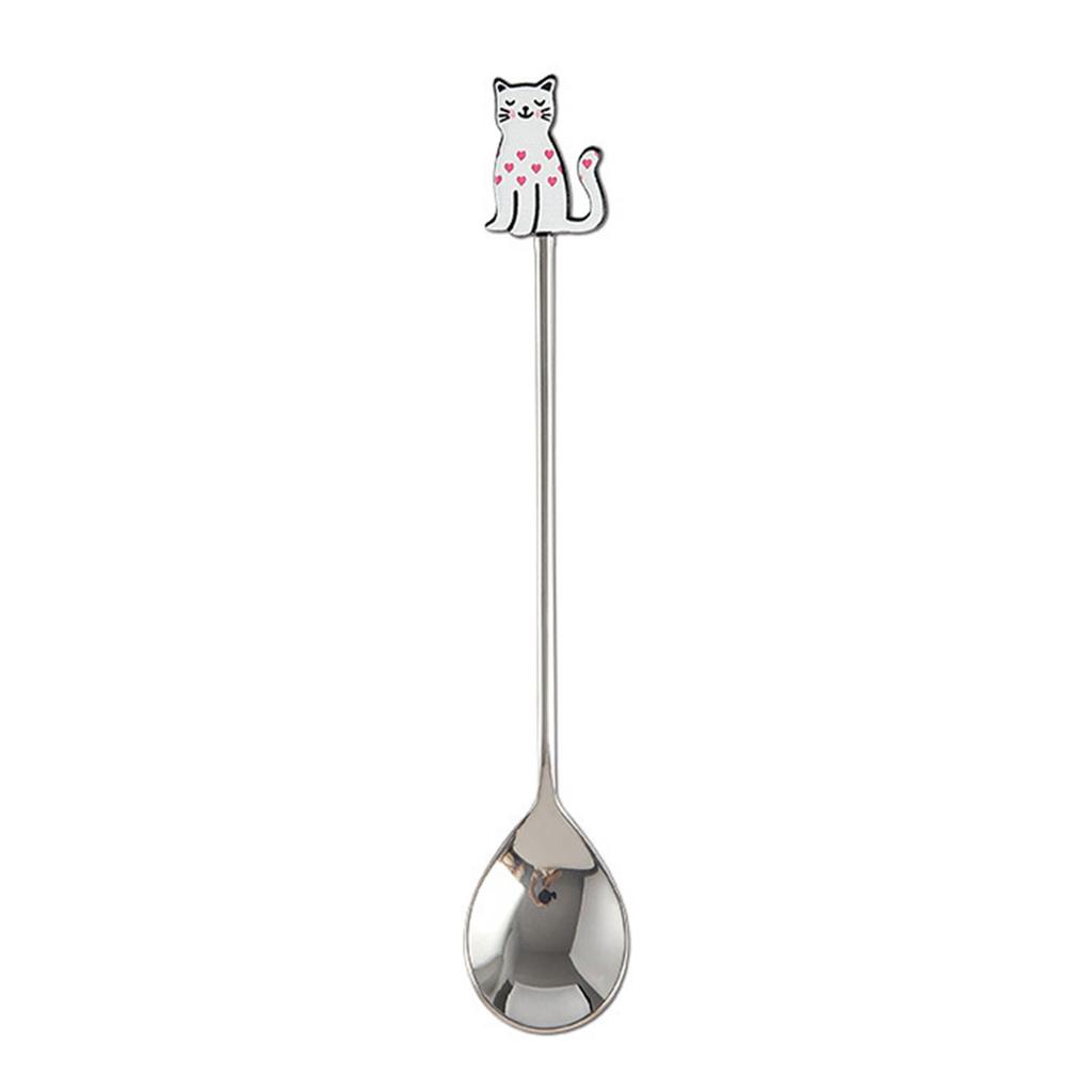 Unique Fish Cats Shape Nonrust Steel Spoon Multipurpose Kitchen Tool For Coffee Baking And Daily Use