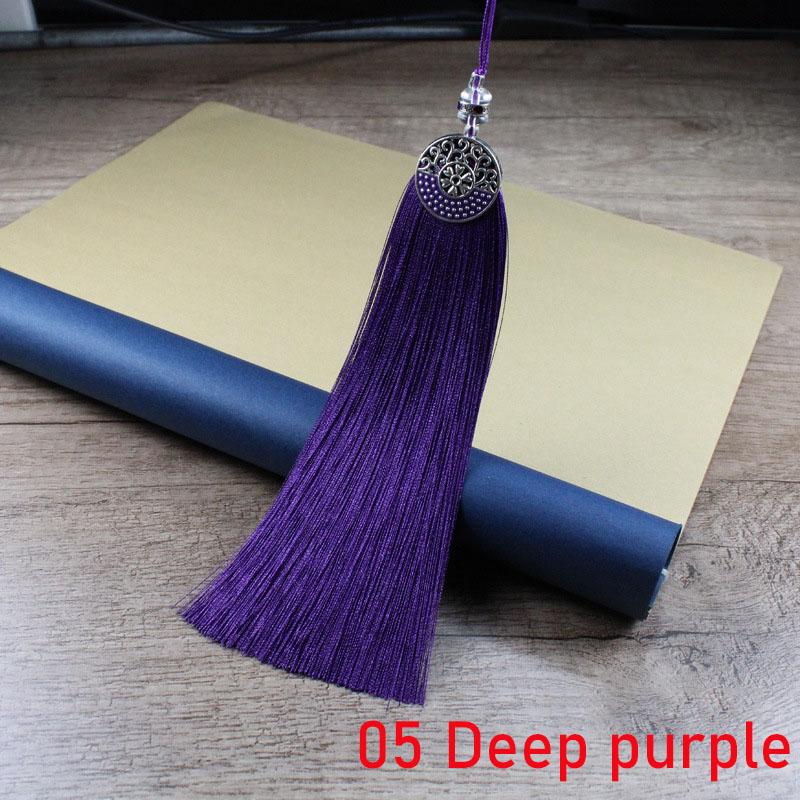 2Pcs Polyester Silk Tassel 15CM Handmade Soft Tassels Hanging Rope Pendant Tassel For DIY Crafts Jewelry Making Decoration