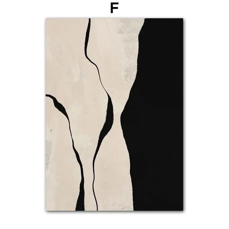 Modern Minimalism Wall Art Nordic Canvas Painting Black Gray Abstract Flower Leaves Girl Face Posters And Prints Wall Pictures