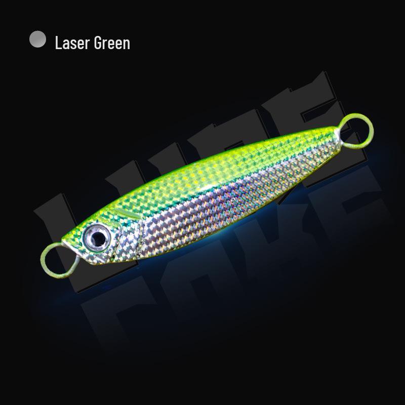 Yan Luya Long Cast Metal Jig for Freshwater & Saltwater Fishing - Sinking Lure with Blood Groove Hook for Bass, Walleye, & Mackerel