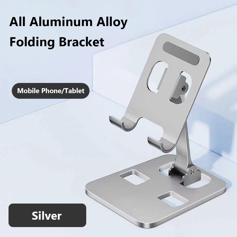 Foldable Mobile Phone Stand Aluminum Alloy Cell Phone Bracket Tablet Holder Desktop Use