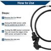 ABS Wheel Speed Sensor Front Left ABS Sensor Anti-lock Braking System Sensor No.MR370932/970124/2ABS0426/0844807 for MITSUBISHI ECLIPSE 2000-2005