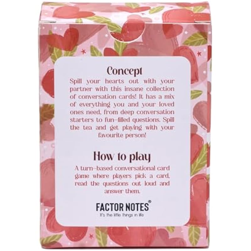 Factor Notes Couple Conversation Cards: Say It With Love