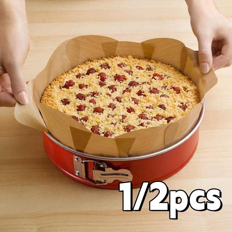 Reusable Baking Mat Round Square Non-stick Heat Resistant Cooking Paper Mats Oven Oil-Proof Paper Baking Accessories and Tools