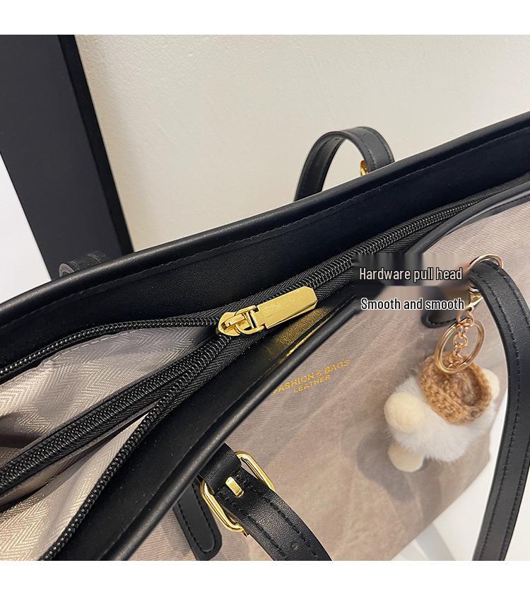 Zimní retro jednobarevná přívěsková taška - Velká kapacita, módní design přes jedno rameno pro ženy