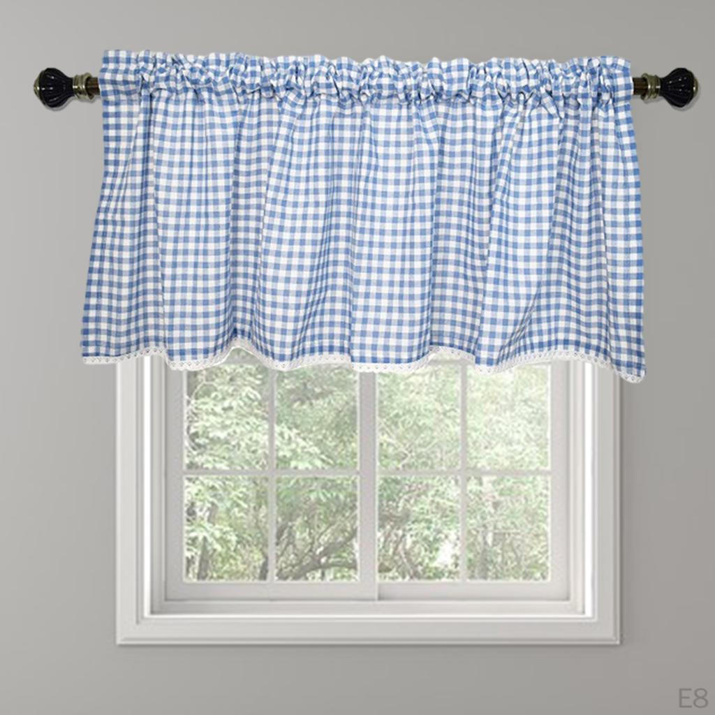 Klassisches Spitzen-Fenstervorhang-Set für Badezimmer- und Küchendekoration