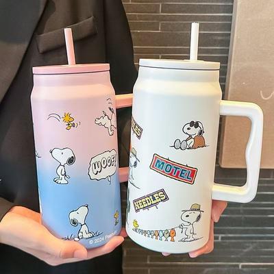 Drinking Handle Thermos Cup 304 Stainless Steel Car Cup Large Capacity Bingba Cup Outdoor Water Cup