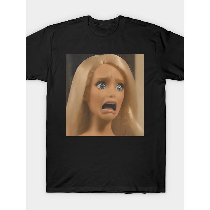 Funny Doll Face Meme Sarcastic Doll Humor T Shirt by Keroseneco S чёрный