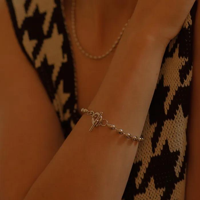 Exclusive Special Price_Oval Ball Chain Medium Bracelet SHBR0011