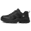 Spring and autumn sports shoes hiking shoes leather surface waterproof and non-slip velvet warm shoes outdoor travel shoes