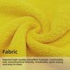 Two-Color Absorbent Car Wash Towel - Thick, Non-Linting Rag for Car and Glass Cleaning