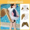 Eco-friendly Pvc Material Kids Inflatable Vest Swim Ring With Flotation Wings