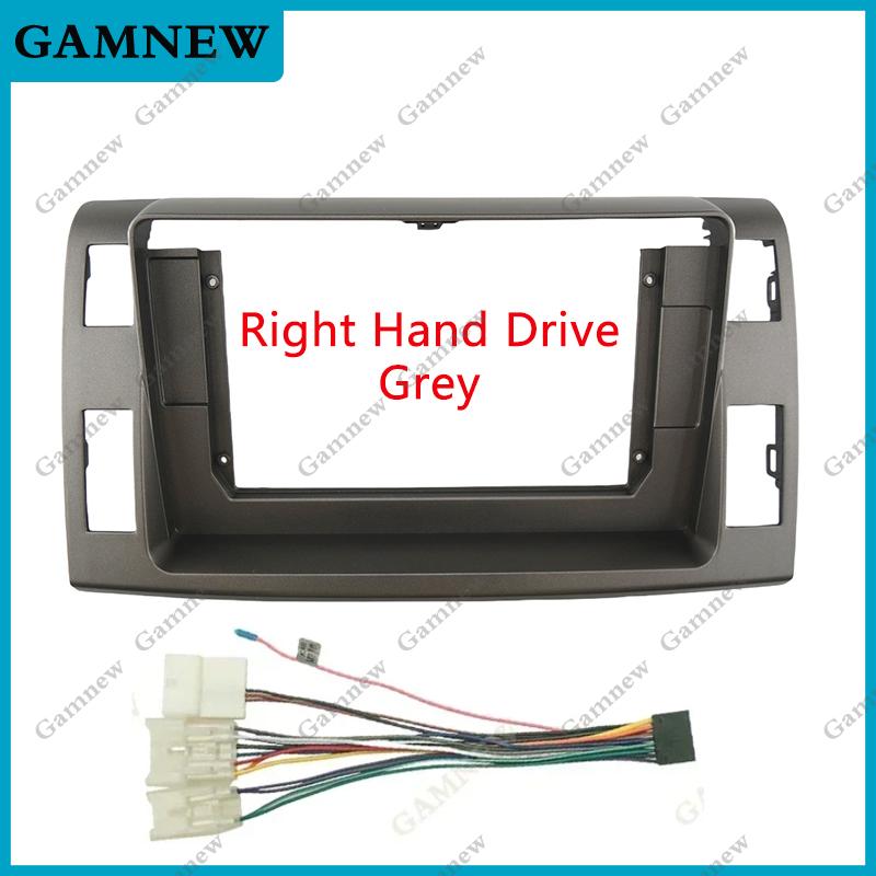 10 Inch Car Frame Fascia Adapter Cable Wire Harness Android Radio Dash Fitting Panel Kit For Toyota Previa 3 XR50 Estima Tarago