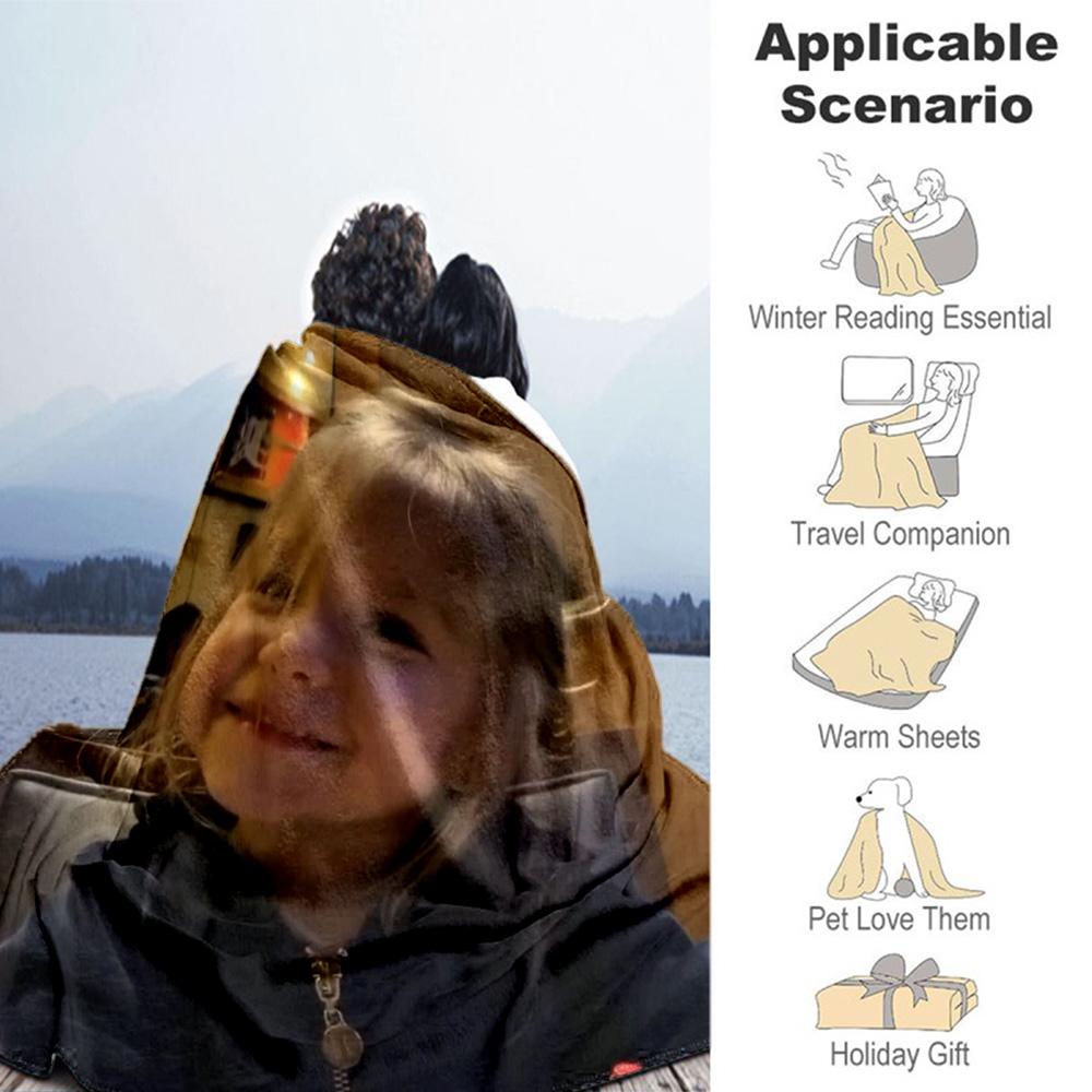 Customize Photo Customize Image Blanket Cozy Customizable Blanket Comfortable Throw For Office Sofa Nap Seaside Four Seasons Universal