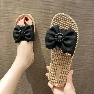 Pantofole da donna a punta con fiocco e sandali da donna Nuova Collezione Stile Ciabatte da esterno Saldi Estivi Scarpe Eleganti alla Moda in PVC