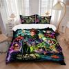 Custom Name Hocus Pocus Bedding 3 Piece Set HD Print Duvet Cover Pillowcases for Teens Adult Bedroom Decoration Christmas Gift