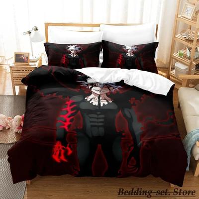 Cómodo Juego de Cama con Estampado de Anime con Funda Nórdica y Fundas de Almohada Tamaños Individual, Doble, Matrimonial, Queen, King Para Adultos y Niños