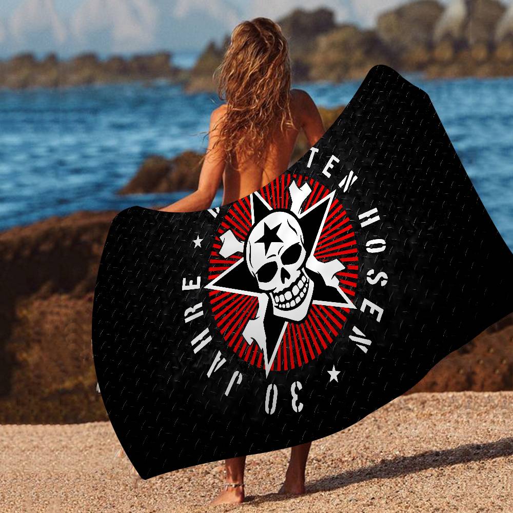 Punk Rock Band D-Die Toten Hosen Microfiber Beach Towel Absorbent Quick dry Soft Yoga Swimming Resort Mountain Climbing Towel
