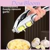 Modern Minimalist Garlic Press And Slicer With Metal Material For Home Cooking And Gift Use