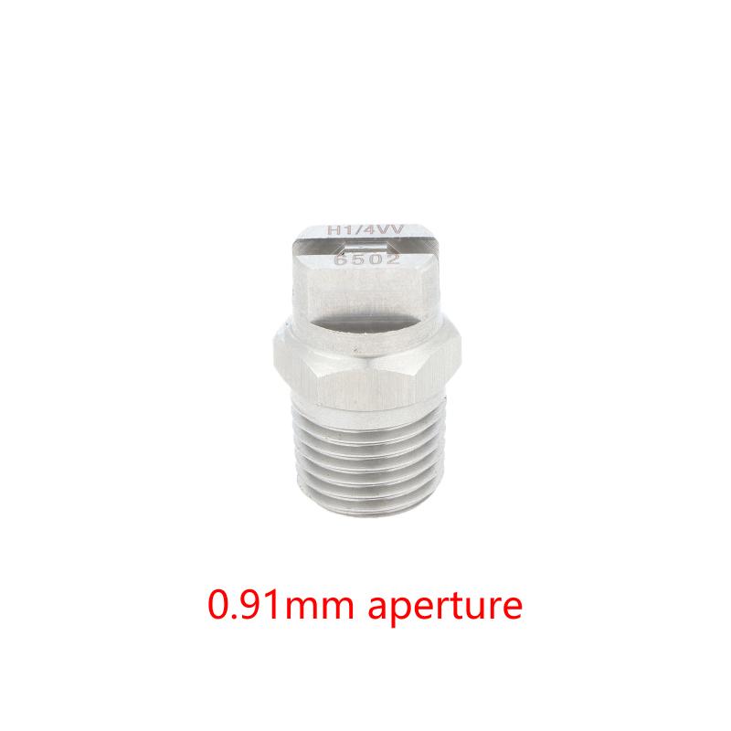 Easy to Install 1/8" 1/4" HVV/HU 304 Stainless Steel Flat Fan Spray Nozzle for Industrial Cleaning Projects