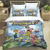 Digimon cartoon printed Bedding Sets exquisite supplies set duvet cover bed comforter set bedding set luxury birthday gift