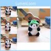 Adorable Panda Plush Toy Keychain Cute Bear Doll Bag Charm Soft Stuffed Animal