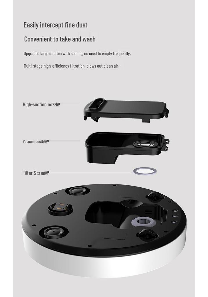 3-in-1 Smart Robot Vacuum Cleaner with Sweeping and Mopping for Home Use