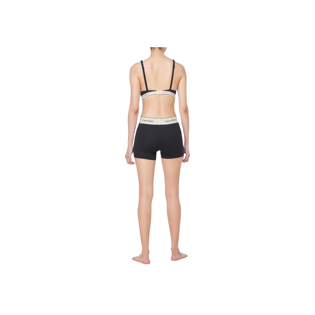 Calvin Klein Color Block High Waist Elastic Letter Boxer Briefs Women underwear QF8371UB1