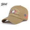 Retro Patriotic Cap Baseball Cap Vintage Worn Style Washed Denim Hat 250th Anniversary Veterans Day Hat 1776-2026 Embroidered Dad Adjustable