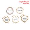 5Pcs/Set Kpop Sunflower Ball Polymer Clay Chain Bracelets for Women 2026 Trending Rhinestone Love Heart Bangles Couple Jewelry