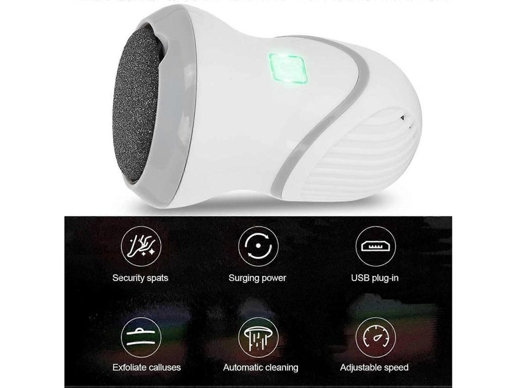 Professional Electric Foot File, USB-C Fast Charging, Soft and Healthy Feet at Home